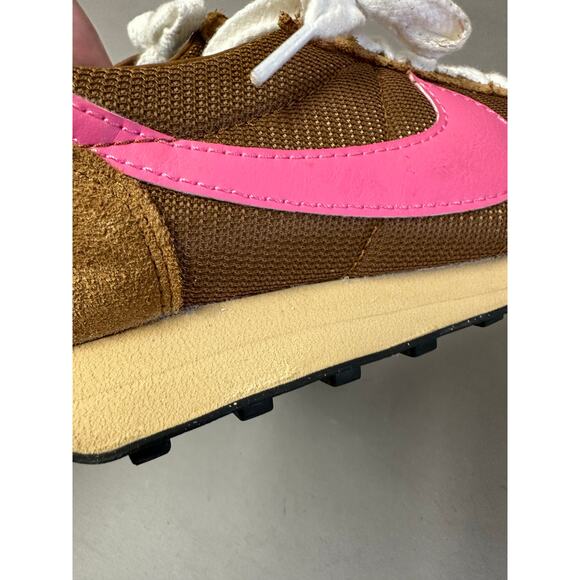 Nike LD 1000 SP British Tan/Pinksickle mesh/suede retro sneaker Women's Size 8.5 - Picture 8 of 16